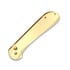 Flytanium - Contoured Brass Scales for Civivi Elementum Button Lock - S/W