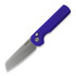 Arcform Slimfoot Auto - Purple Anodize / Stonewash összecsukható kés