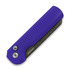 Arcform Slimfoot Auto - Purple Anodize / Damascus Raindrop összecsukható kés