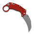 Reate EXO-K Stonewash folding knife, red