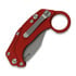 Reate EXO-K Stonewash foldekniv, rød