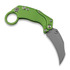 Reate EXO-K Stonewash folding knife, green