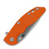 Складной нож Hinderer 3.5 XM-18 Spanto Tri-Way Stonewash Bronze, оранжевый
