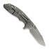 Hinderer 3.5 XM-18 Harpoon Spanto Tri-Way Stonewash összecsukható kés, fekete