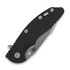 Hinderer 3.5 XM-18 Harpoon Spanto Tri-Way Stonewash folding knife, black