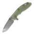 Hinderer 3.5 XM-18 Spanto Tri-Way Stonewash Translucent Green összecsukható kés