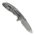 Hinderer 3.5 XM-18 Spanto Tri-Way Stonewash folding knife, red