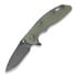 Складной нож Hinderer 3.0 XM-18 Spanto Tri-Way Battle Blue Translucent Green G10