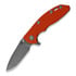 Сгъваем нож Hinderer 3.0 XM-18 Spanto Tri-Way Battle Blue Orange G10