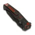 Andre de Villiers Ronin BL סכין מתקפלת, Red Marble CF, Red/Black