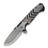 Andre de Villiers Trailboss folding knife, VG10 Damascus/Mocuti