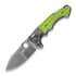 Andre de Villiers Mini Alpha-s 折り畳みナイフ, Green Fragged G10