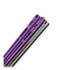 Hom Design Chimera V2 balisong kniv, Purple Anodized Ti, White/Tifanny Blue G-10