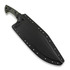 Work Tuff Gear Pathfinder knife, Satin Forest Camo Swamp Grip (Neon Green Liner)