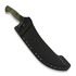 Work Tuff Gear Atayal XL סכין הישרדות, Dark Washed, ODG+Orange Liner Gator Grip (Non-Choil)