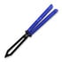 Flytanium Zenith Trainer - Static Blue / Black balisong träningsknivar