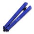 Flytanium Zenith Trainer - Static Blue / Black balisong trainer
