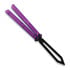 Couteau papillon d'entraînement Flytanium Zenith Trainer - Nebula Purple / Black
