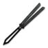 Cvičné nož motýlek Flytanium Zenith Trainer - Gunmetal Gray / Black