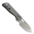 Kunwu Knives Pulsar XL - Diamond Texture Ti - Satin összecsukható kés