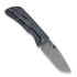 McNees Custom Knives MAC2 3.5 - Matte SW - Frag - Blue kääntöveitsi