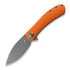 Navalha Trollsky Knives Mandu Orange G10