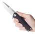 ANV Knives Z100 BB Plain edge sulankstomas peilis, GRN, juoda