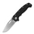 Demko Knives MG AD20S Clip Point 20CV G10 összecsukható kés, black