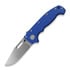 Demko Knives MG AD20S Clip Point 20CV G10 折り畳みナイフ, blue #1