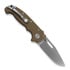 Demko Knives MG AD20S Clip Point 20CV G10 vouwmes, earth