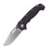 Demko Knives MG AD20S Clip Point 20CV G10 foldekniv, purple
