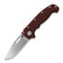 Demko Knives MG AD20S Clip Point 20CV G10 sulankstomas peilis, red