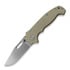 Demko Knives MG AD20S Clip Point 20CV G10 折叠刀, tan
