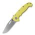 Demko Knives MG AD20S Clip Point 20CV G10 vouwmes, yellow #1
