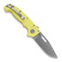 Demko Knives MG AD20S Clip Point 20CV G10 kääntöveitsi, yellow #1