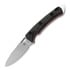 Couteau Fobos Knives Cacula, Micarta Black - Red Liners