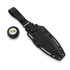 Nůž Fobos Knives Cacula, Micarta Natural - Black Liners, černá