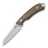 MKM Knives Pocket Tango 2 knife, Green Canvas Micarta MKPT2-GC