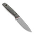 Couteau TRC Knives Classic Freedom FFG M390 satin, black micarta red liner