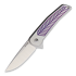 Alliance Designs Scout Framelock sulankstomas peilis, violetinė
