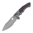 Andre de Villiers Alpha kääntöveitsi, Bead Blasted/Satin, Purple G10