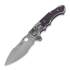 Andre de Villiers Alpha 折叠刀, Bead Blasted/Satin, Purple G10