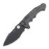 Andre de Villiers Alpha sulankstomas peilis, Black/Marble CF