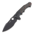 Andre de Villiers Alpha folding knife, Black/Redshred