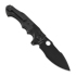 Andre de Villiers Alpha folding knife, black with marble CF