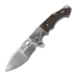 Andre de Villiers Alpha Mini 折叠刀, Satin/Red Carbon Fibre