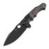 Andre de Villiers Alpha S folding knife, Black/Redshred