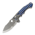 Andre de Villiers Alpha S 折叠刀, Blue Ti Fragged