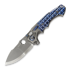 Andre de Villiers Alpha S kääntöveitsi, Blue Ti Fragged