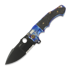 Coltello pieghevole Andre de Villiers Alpha S Mini, Acid Rain/Carbon Fibre